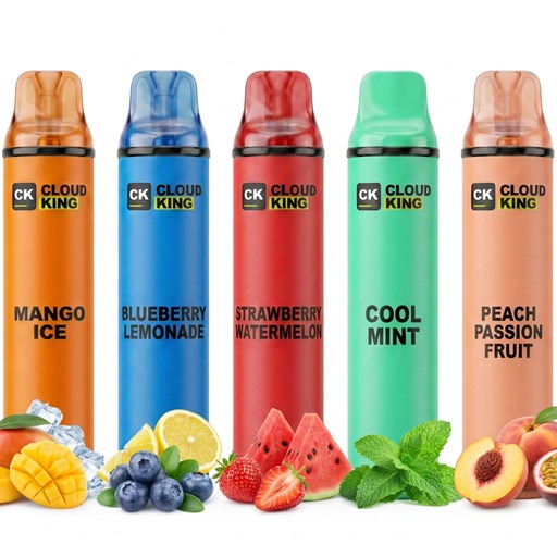 Cloud King vape range lined up in a single product shot