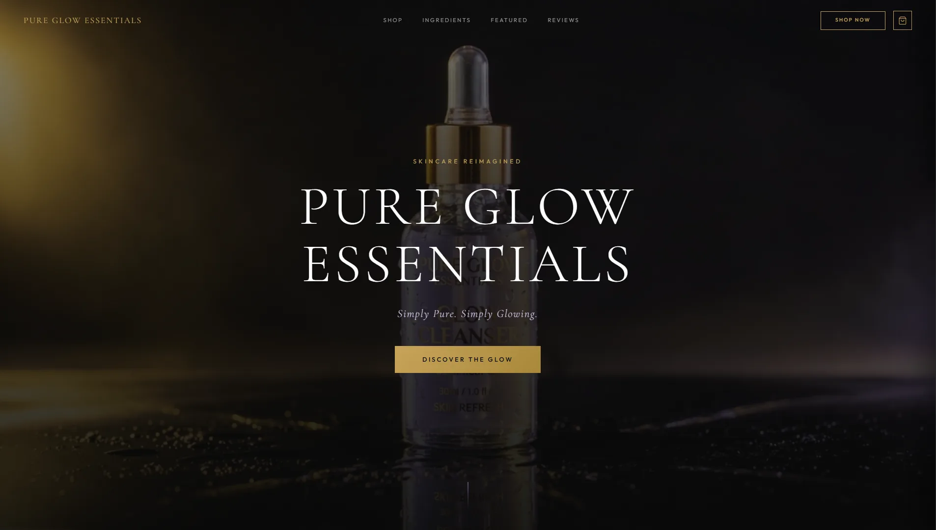 Pure Glow Essentials — Beauty · Headless